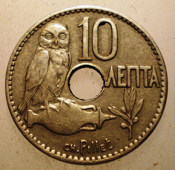 2.586 GRECIA 10 LEPTA 1912