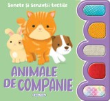 Sunete si senzatii tactile-Animale de companie - Editura Girasol
