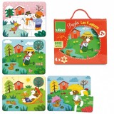 Vilac 4 Puzzle - Anotimpuri - Jucarie inovativa pentru micii exploratori
