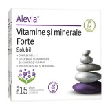 Alevia Vitamine si Minerale Forte, 15 plicuri