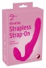 Vibrating Strapless Strap-on cu 9 moduri de vibrație si caneluri mari,, Orion