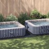 Cască dreptunghiulară pentru piscină Negru 640 x 321 cm