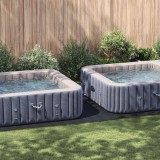 Cască dreptunghiulară pentru piscină Negru Polietilenă 640 x 321 cm