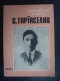 Amintiri despre G.Topirceanu