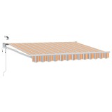 vidaXL Feredde Electrică Albastru și portocaliu 3,5 x 2,5 m Aluminiu 3419617