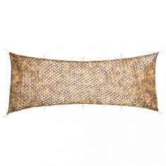 vidaXL Plasă de camuflaj cu geantă de depozitare, nisipiu, 833x297 cm