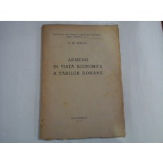 ARMENII IN VIATA ECONOMICA A TARILOR ROMANE - H. DJ. SIRUNI
