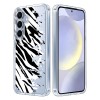 Husa pentru samsung galaxy s25 plus, atasare magnetica, magsafe, pattern skin 16, clear