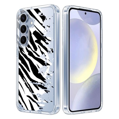Husa pentru samsung galaxy s25 plus, atasare magnetica, magsafe, pattern skin 16, clear foto