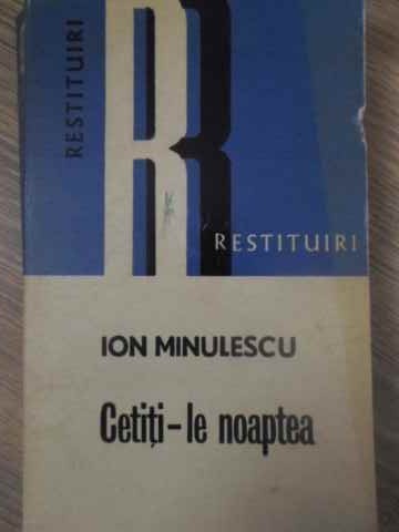 CETITI-LE NOAPTEA-ION MINULESCU-124802