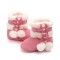 Cizmulite cu blanita si ciucurei - Peach (Marime Disponibila: 9-12 luni