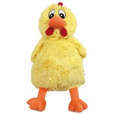 Pui galben din plu? cu fluier, 38 cm foto