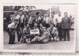 Bnk foto Echipa de volei Petrolul Ploiesti 1960 - terenul din strada Latina, Alb-Negru, Romania de la 1950, Sport