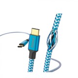 Cablu Date USB-C la USB-C Hama, 1.5m, Albastru/Alb, Universal