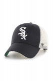 47brand șapcă MLB Chicago White Sox culoarea negru, cu imprimeu B-BRANS06CTP-BK, 47 Brand