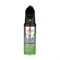 Spray curatat tapiteria Nigrin pentru curatat mochete si scaune spuma activa cu perie , 400 ml