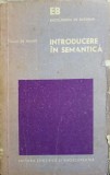 Introducere in Semantica - Tullio De Mauro, 1978, Ed. Stiintifica, Romana, 264 pagini