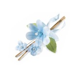 Cumpara ieftin Floare artificiala albastra verde maro cm 25 H