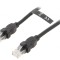 Patch Cord U/UTP Cat6 PVC Negru 5m