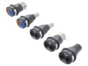 Adaptor Universal BEHA-AMPROBE B15 B22 E14 E27 GU10, Dimensiune Soclu 4mm, Kit Adaptor x5 cu Etui, Mufa SCHUKO