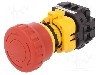 Intrerupator de siguran&amp;#355;a, 22mm, seria XW, IP65, IDEC - XW1E-BV402MF-R
