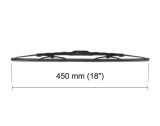 Lamela stergator 450mm/18in Alfa Romeo, Audi, BMW, Citroen, Dacia, Fiat, Ford, Hyundai, Infiniti, Kia, Lancia, Land Rover, Mazda, Mercedes, Nissan, O, MOTGUM