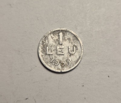 1 leu 1952 RAR foto