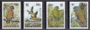 DB1 Fauna Pasari Santa Lucia 1987 Papagali 4 v. WWF MNH, Nestampilat