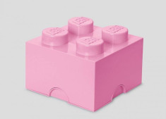 Cutie depozitare LEGO 2x2 roz deschis (40031738) foto