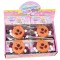 Set 12 jucarii antistres squishy, flippy, cu revenire lenta, forma de biscuite rotund, model capybara, 7x6.5 cm, 55g, ambalaj transparent, maro