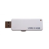 Stick memorie USB , Capacitate 4 GB , USB 2.0 , Alb
