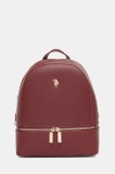 U.S. Polo Assn. rucsac Jones culoarea bordo, mic, BEUJE8653WVP