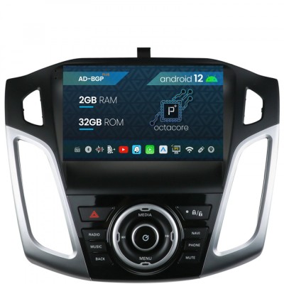Navigatie Ford Focus 3 (2011-2019), Android 12, P-Octacore 2GB RAM + 32GB ROM, 9 Inch - AD-BGP9002+AD-BGRKIT144 foto