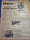 ziarul romania libera 2 martie 1965 - articol si foto santierul barajului vidraru