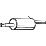 Toba esapament finala Dacia Logan 1 (Ls), Bosal 200555
