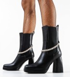 Cumpara ieftin Botine dama Case Negre