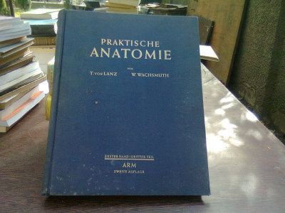 Praktische anatomie - T. von Lanz (anatomie practica) foto