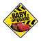 Semn de avertizare Baby on Board Cars Seven SV9610 B3103227