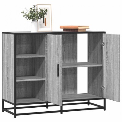 vidaXL Dulap, gri sonoma, 92x35x76 cm, lemn prelucrat 849022 foto