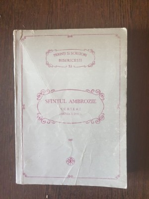 Sfantul Ambrozie - Scrieri partea a II-a foto