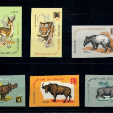 Vietnam Nord 1964 - Fauna, animale salbatice, serie ndt neuzata