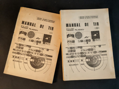 RAR 1980 MANUAL de TIR Vol 1+2 Metodologia Instruirii 417 pag Teodor Paladescu.. foto