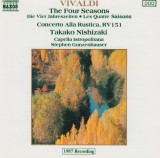 CD Vivaldi , Takako Nishizaki, &ndash; The Four Seasons, Concerto Alla Rustica In G, RV 151 (EX), Clasica