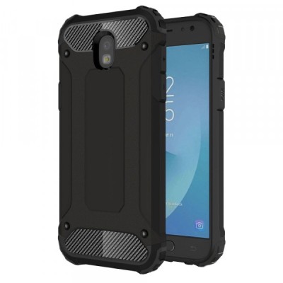 Husa pentru Samsung Galaxy J5 (2017) J530, Techsuit, Hybrid Armor, Neagra foto