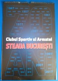 C9 - 2017 - Calendar de perete FM - tematica sport - Clubul Steaua Bucuresti