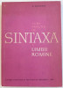 CURS PRACTIC DE SINTAXA A LIMBII ROMANE de V. SERBAN , 1964