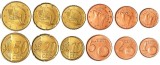 SV * Cipru SET MONEDE 1 - 2 - 5 - 10 - 20 - 50 CENT / CENTS 2017 UNC din fasic, Europa, Cupru-Nichel