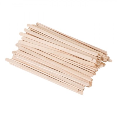 Set Spatule Ceară Epilare, Lemn, 14x0.5 cm, 70 Bucăți foto