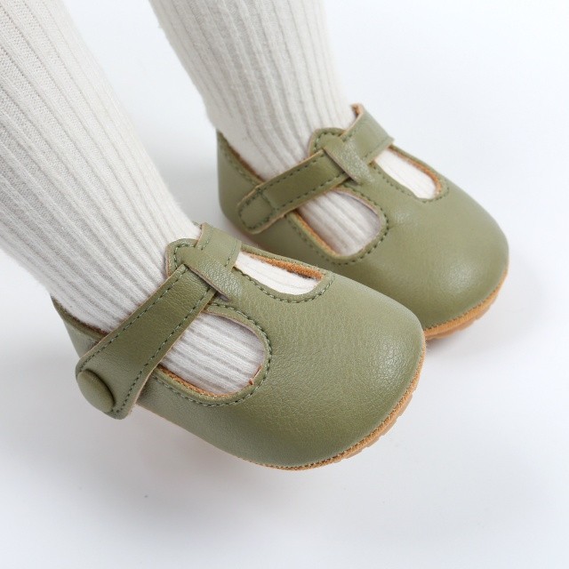 Pantofiori kaky pentru fetite (Marime Disponibila: 3-6 luni (Marimea 18