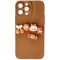 Toc silicon 3D Cartoon Apple iPhone 13 Pro Max Brown Candy